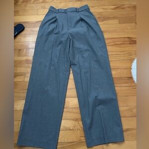 Uniqlo Gray Wide Leg Pants